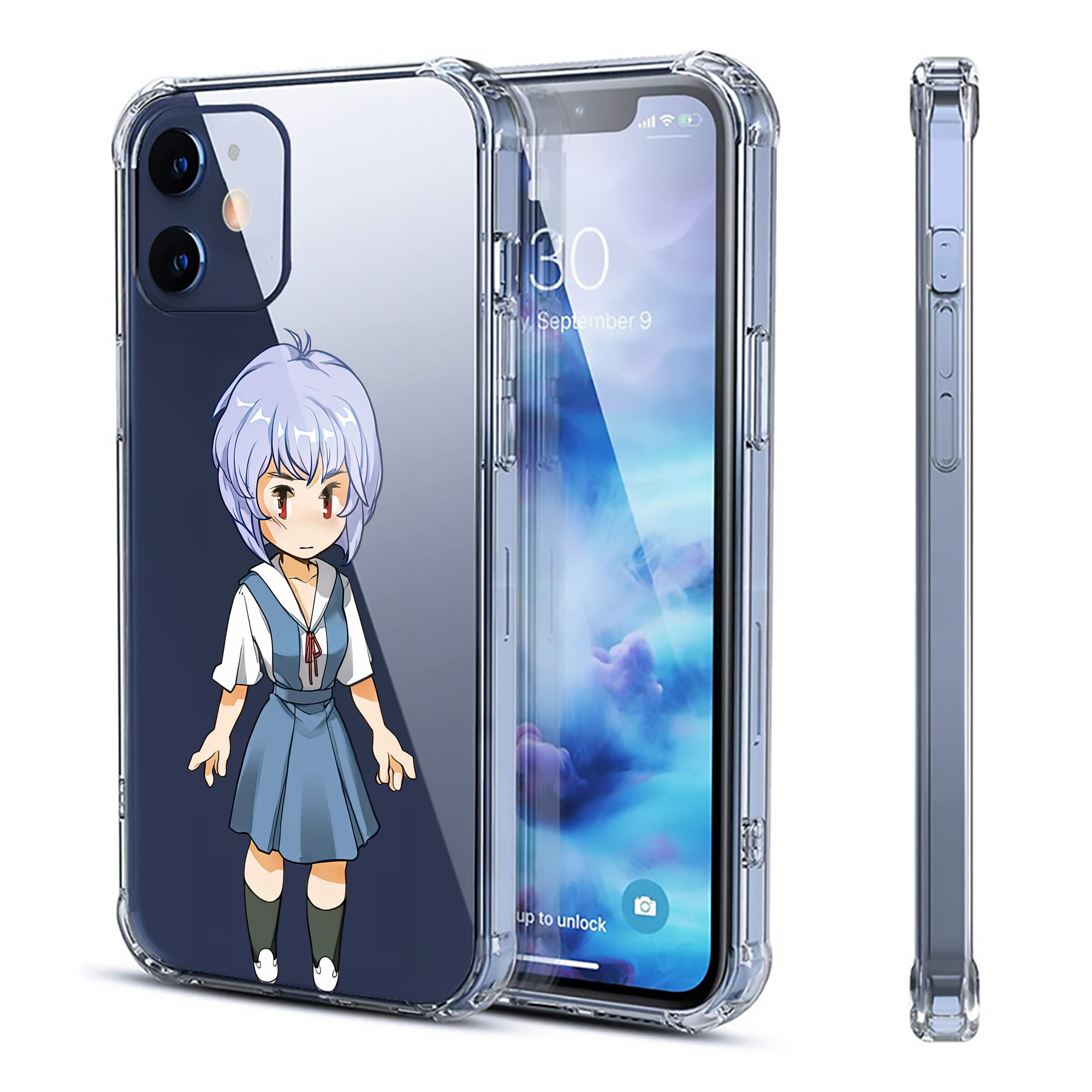 （画像用） EVA 新世紀エヴァンゲリオン 【iPhone 12シリーズ対応】透明スマホケース（クリアソフトケース）